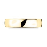 5.0mm Basic Light Court Wedding band. 18ct Yellow Gold
