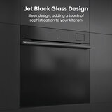 Hisense Hi8 BlackLine BAS6PH8BUKWF Built In Electric Pyrolytic,Single Oven in Jet Black