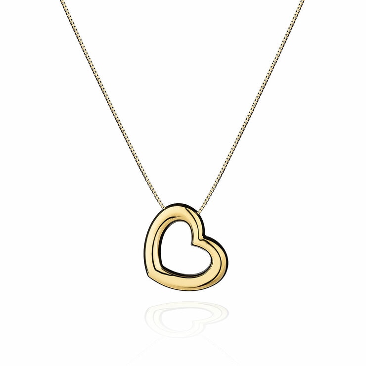 14ct Yellow Gold Open Heart Pendant 14ct Yellow Gold Open Heart Pendant