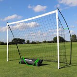 Lifestyle image of the 8x5ft goal and carry bag