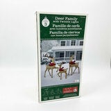 6ft (1.8m) Deer family Set of 3 with LED Lights 6ft (1.8m) Deer family Set of 3 with LED Lights