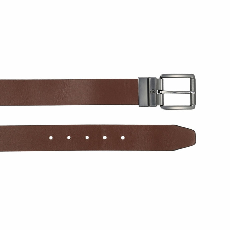 Timberland Men's Reversible Leather Belt in Black/Brown Timberland Men's Reversible Leather Belt in Black/Brown