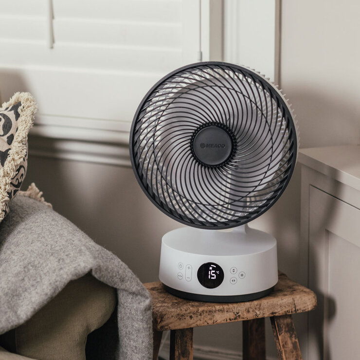 Lifestyle image of Meaco Table Top Fan