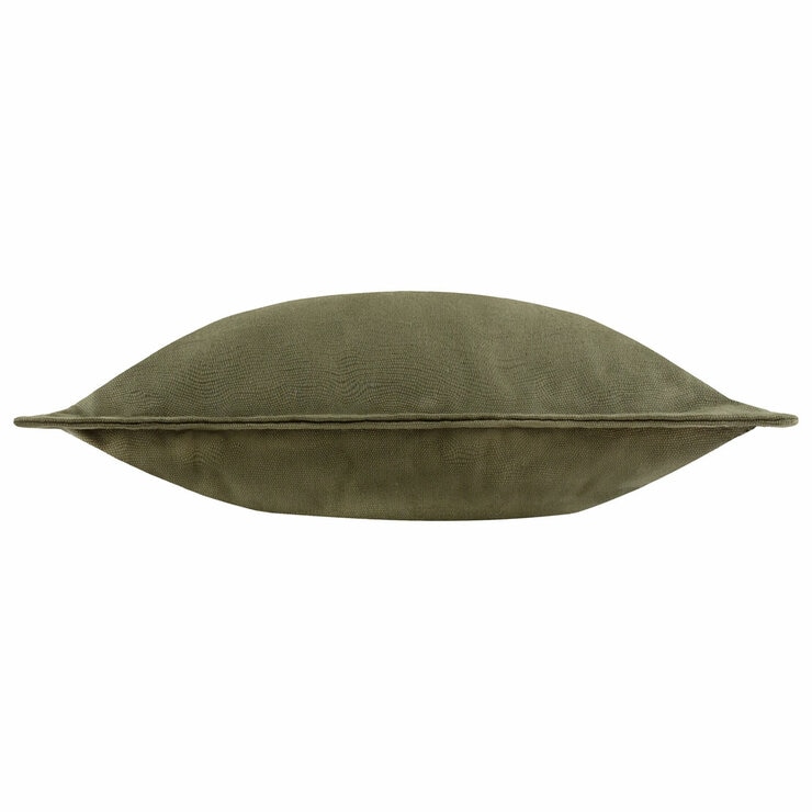 Yard Holmfirth Khaki Canvas Indoor Outdoor Cushion, 45 x 45 cm