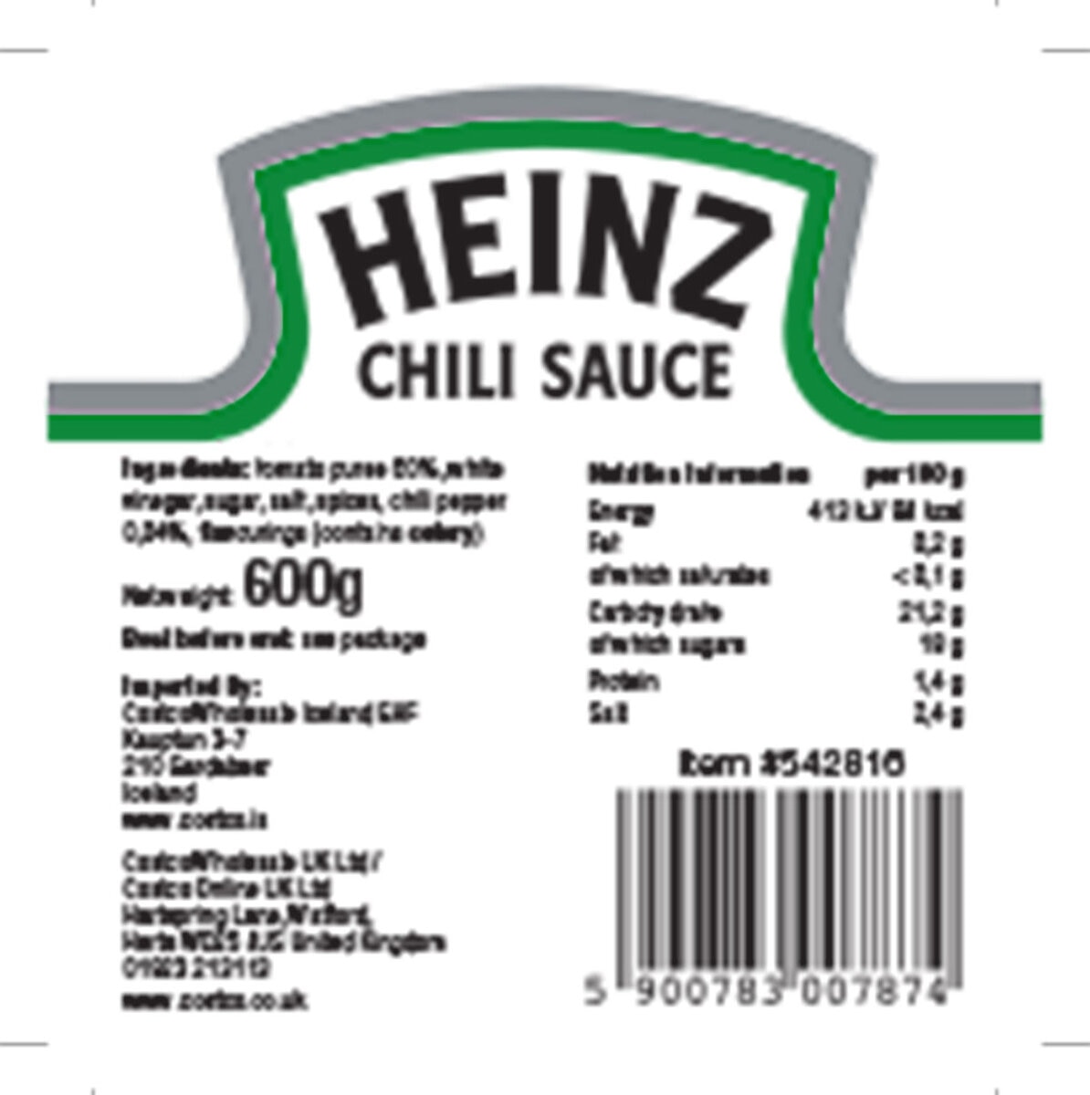 Nutritional Information