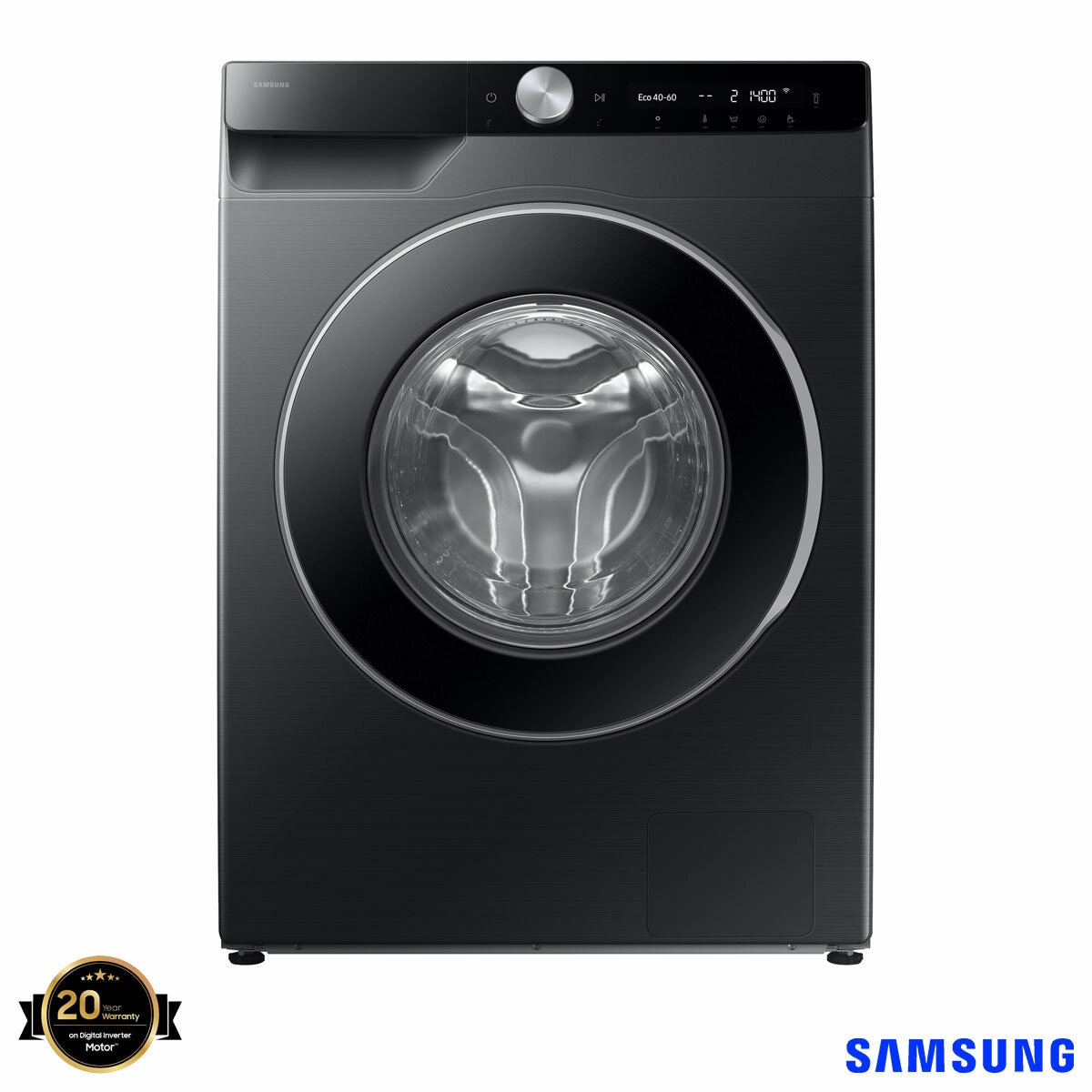 Samsung Series 6 WW90DG6U85LBU1 Washing Machine, A Rated in Black