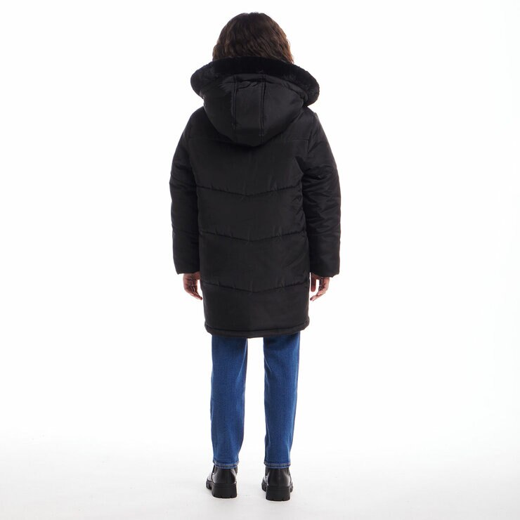Andy & Evan Girls Back to School/Weekend Parka in Black