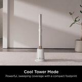 Lifestyle image of  Shark TurboBlade Multi-Directional Cooling Fan in cool tower mode