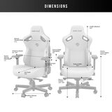 Kaiser Series 3 Large Gaming Chair - Grey