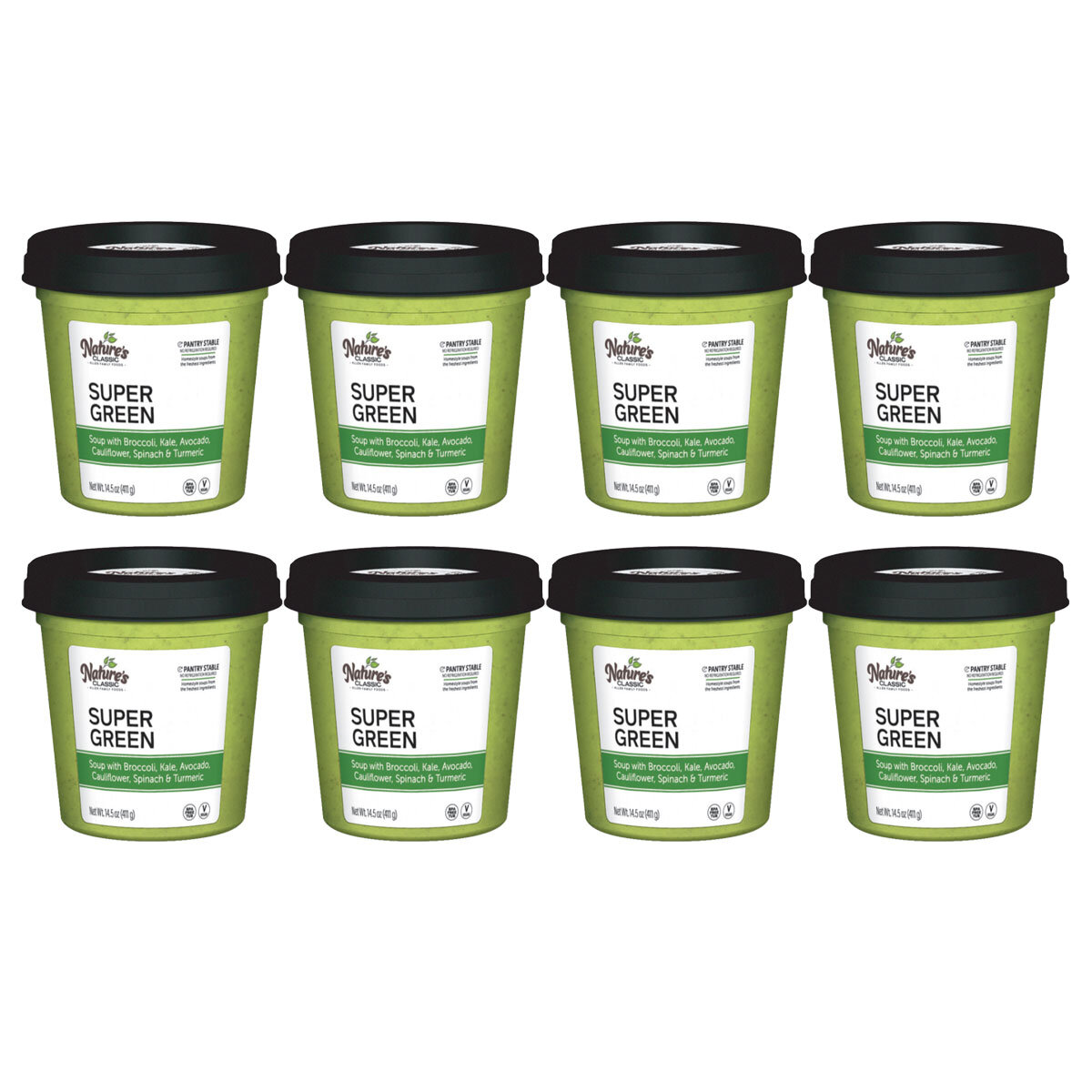 Nature's Classic Super Green Soup, 8 x 411g