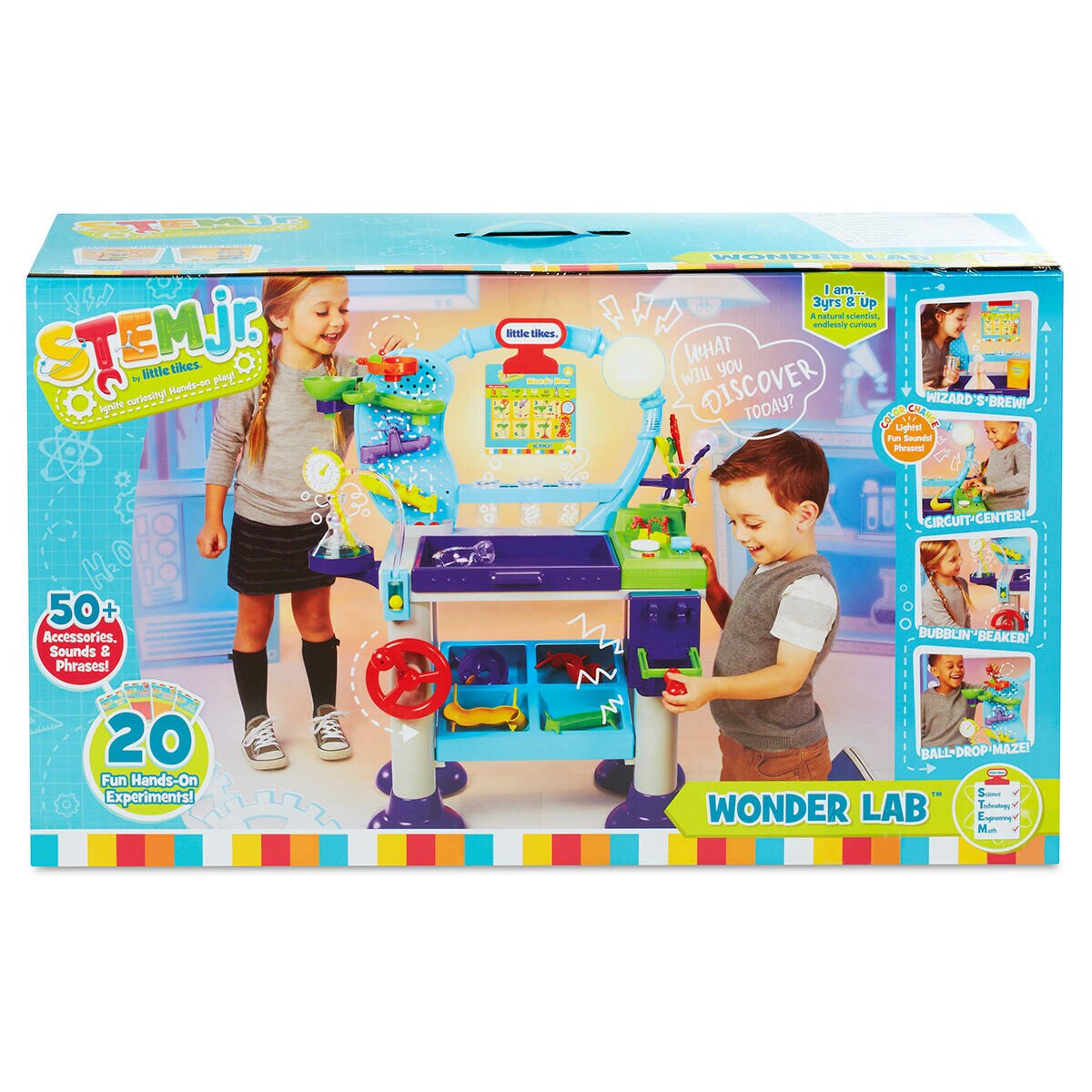 Buy Little Tikes STEM Junior Wonder Lab Back of Box Image at Costco.co.uk