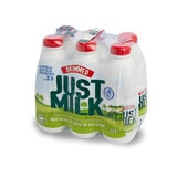 Candia Just Milk UHT Skimmed Milk, 6 x 1L Angled View