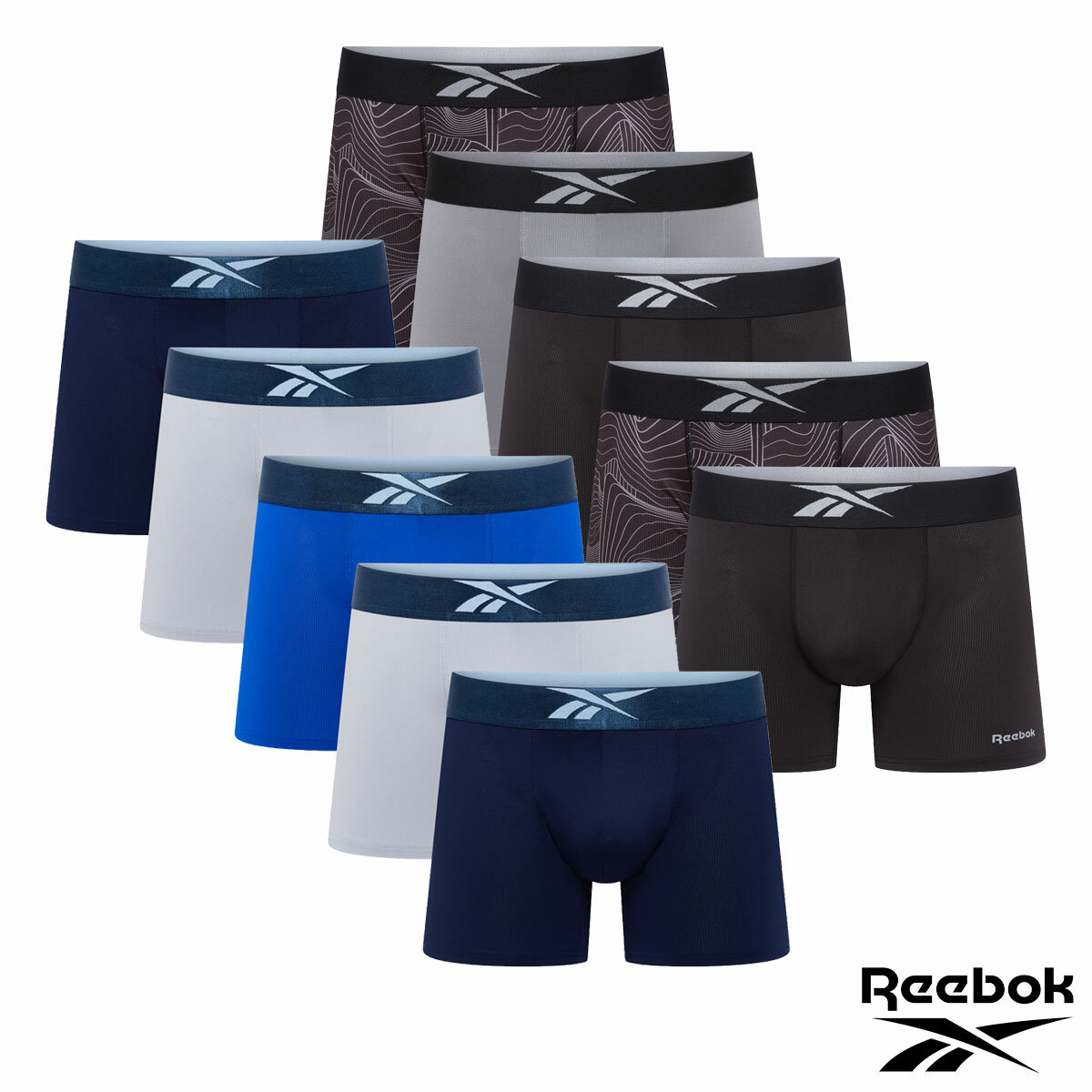 Reebok Men's Performance Boxer 5 Pack