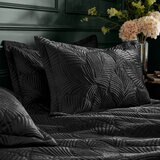 Kensington Velvet 3 Piece Bed Set in Black, Super King