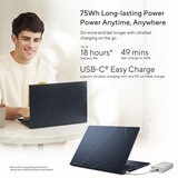 ASUS Zenbook, Intel Core i5, 16GB RAM, 512GB SSD, 14 Inch OLED Laptop, UK3402VA-KM468W