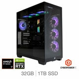 Buy CyberPower, AMD Ryzen 7 9800X3D, 32GB RAM, 2TB SSD, NVIDIA GeForce RTX 5070, Gaming Desktop PC at costco.co.uk