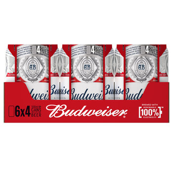 Budweiser, 6 x 4 x 568ml