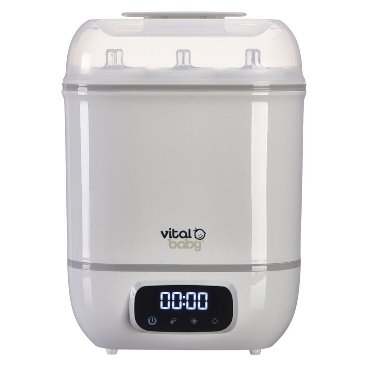 Vital Baby Nurture Pro Steam Steriliser and Dryer with 2 x 150ml