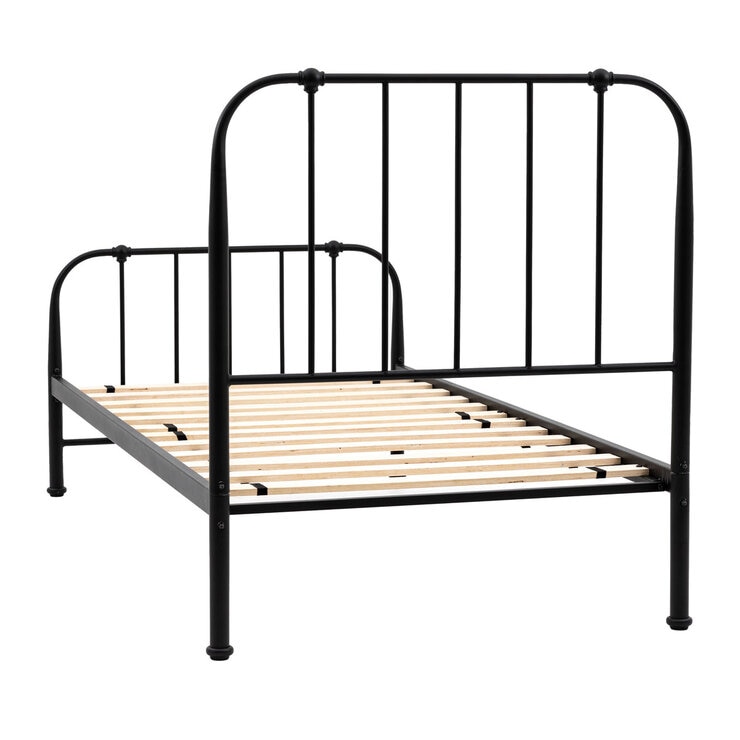 Gallery Loughton Black Metal Bed Frame, Single