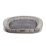 Kirkland Signature Slope Couch Dog Bed, Grey Plaid