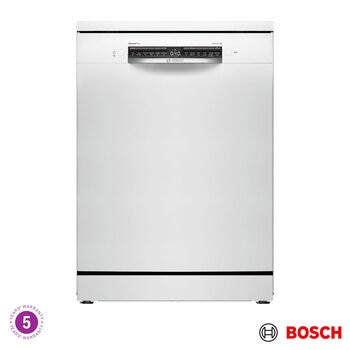 Bosch SMS4EMW06G Series 4 Freestanding 14 Place Setting Dishwasher, B Rated in White