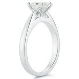 1.0ct Radiant Cut Diamond Solitaire Ring, Platinum