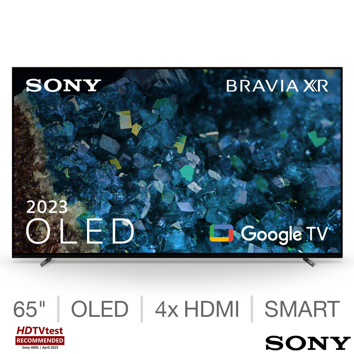 Sony XR65A80LU 65 Inch OLED 4K Ultra HD Smart Google TV