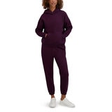 DKNY Sport Women's Fleece Hoodie in Purple