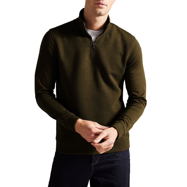Ted Baker Men's Quarter Zip Sweatshirt