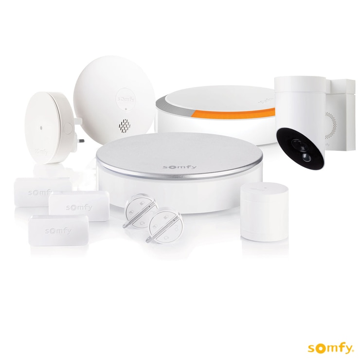 Somfy Home Protect Alarm with Outdoor Camera, Outdoor Siren and Smoke
