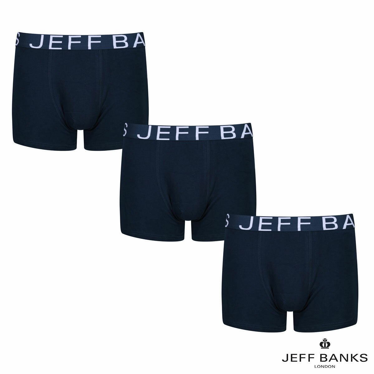 Jeff Banks Trunks 6 Pack in Navy