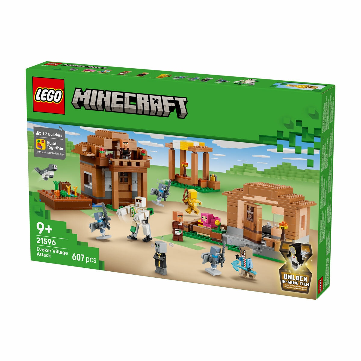 LEGO Minecraft Evoker Village Attack - Model 21596 (9+ Years) LEGO Minecraft Evoker Village Attack - Model 21596 (9+ Years)