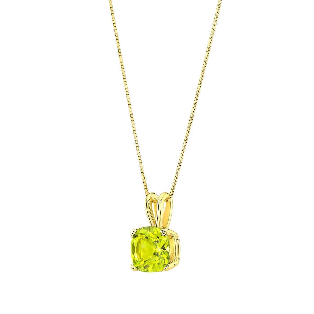 Peridot 14kt Yellow Gold Pendant