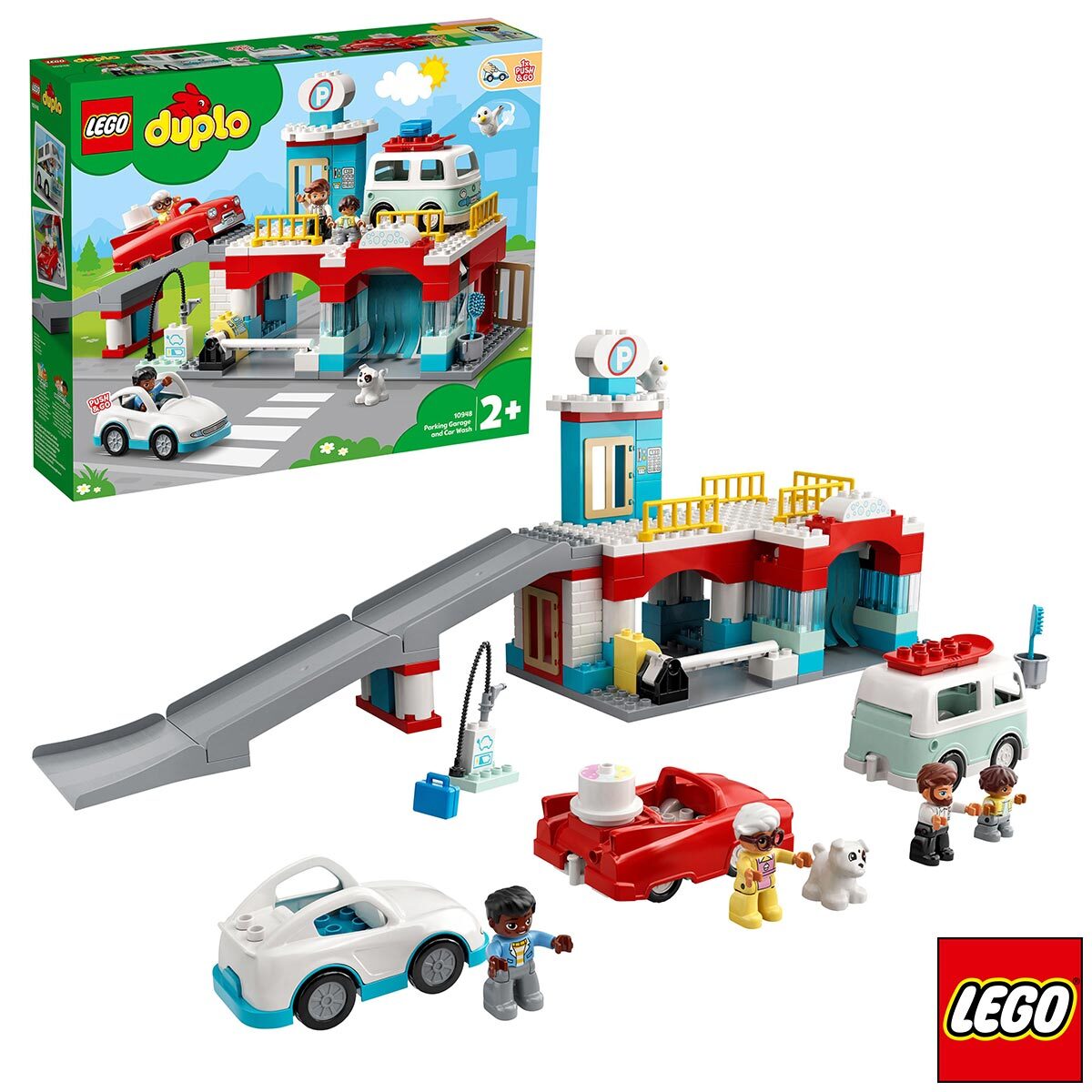 Buy LEGO DUPLO Car Park & Car Wash Box & Product Image at costco.co.uk