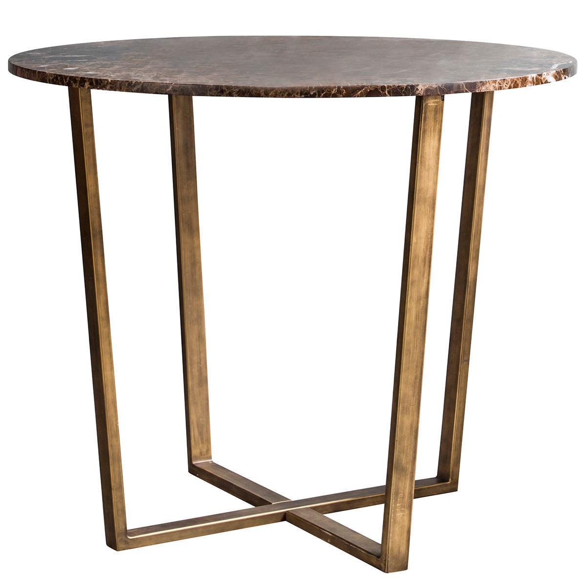 Emperor Brown Marble Dining Table Costco UK