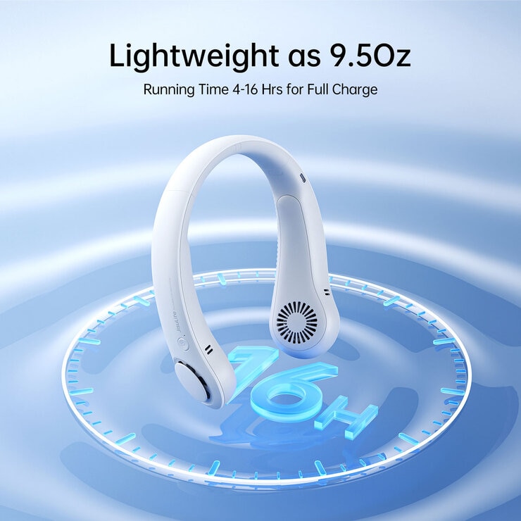 Jisulife Portable Neck Fan Lifestyle Image