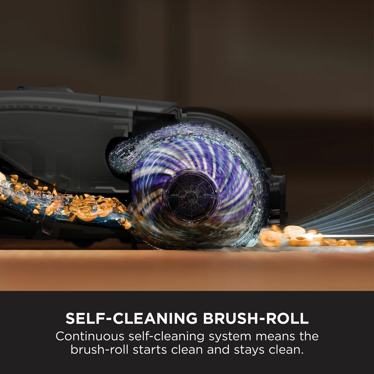 Lifestyle image of Shark HydroVac Cordless Hard Floor Cleaner with self cleaning brush roll