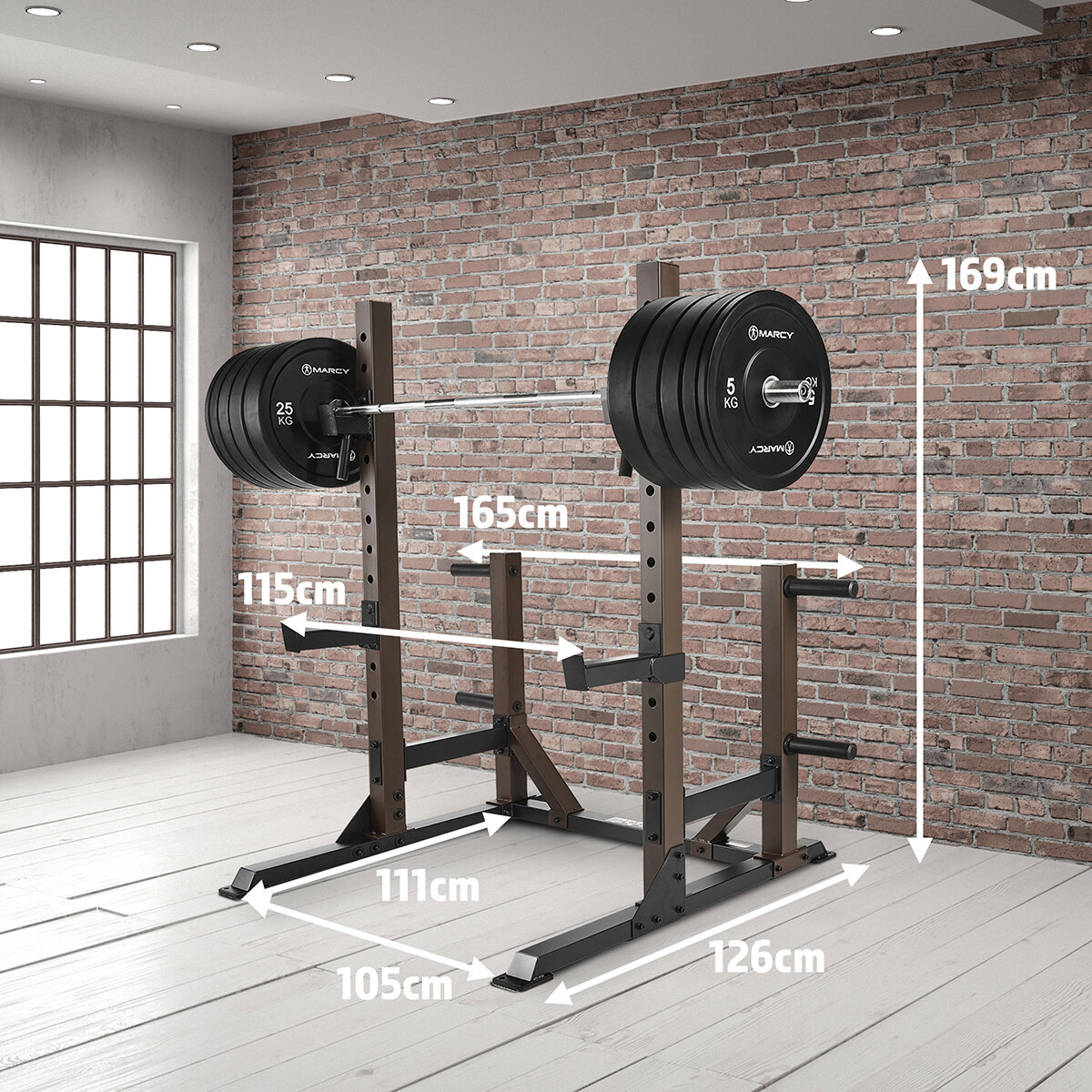 SteelBody STB 70105 Base Trainer Squat Rack Costco UK