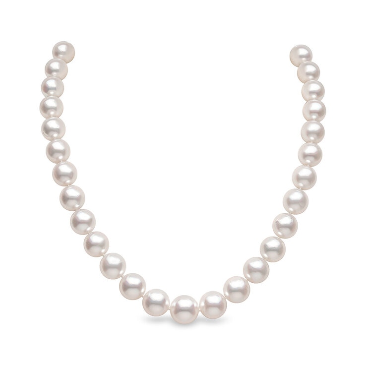 10-12mm South Sea Pearl Necklace, 18ct White Gold 10-12mm South Sea Pearl Necklace, 18ct White Gold
