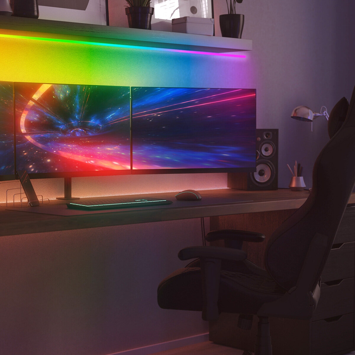 Feit 19.6ft (6m) Smart LED Colour Chase Strip Lights