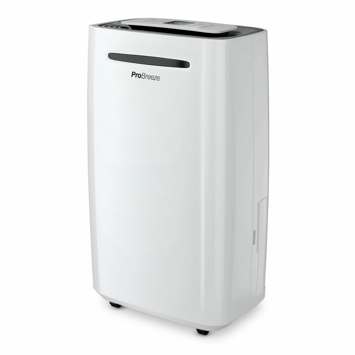 Side Profile of Pro Breeze 20L Dehumidifier with Max Extraction, Laundry Mode and Smart App Control