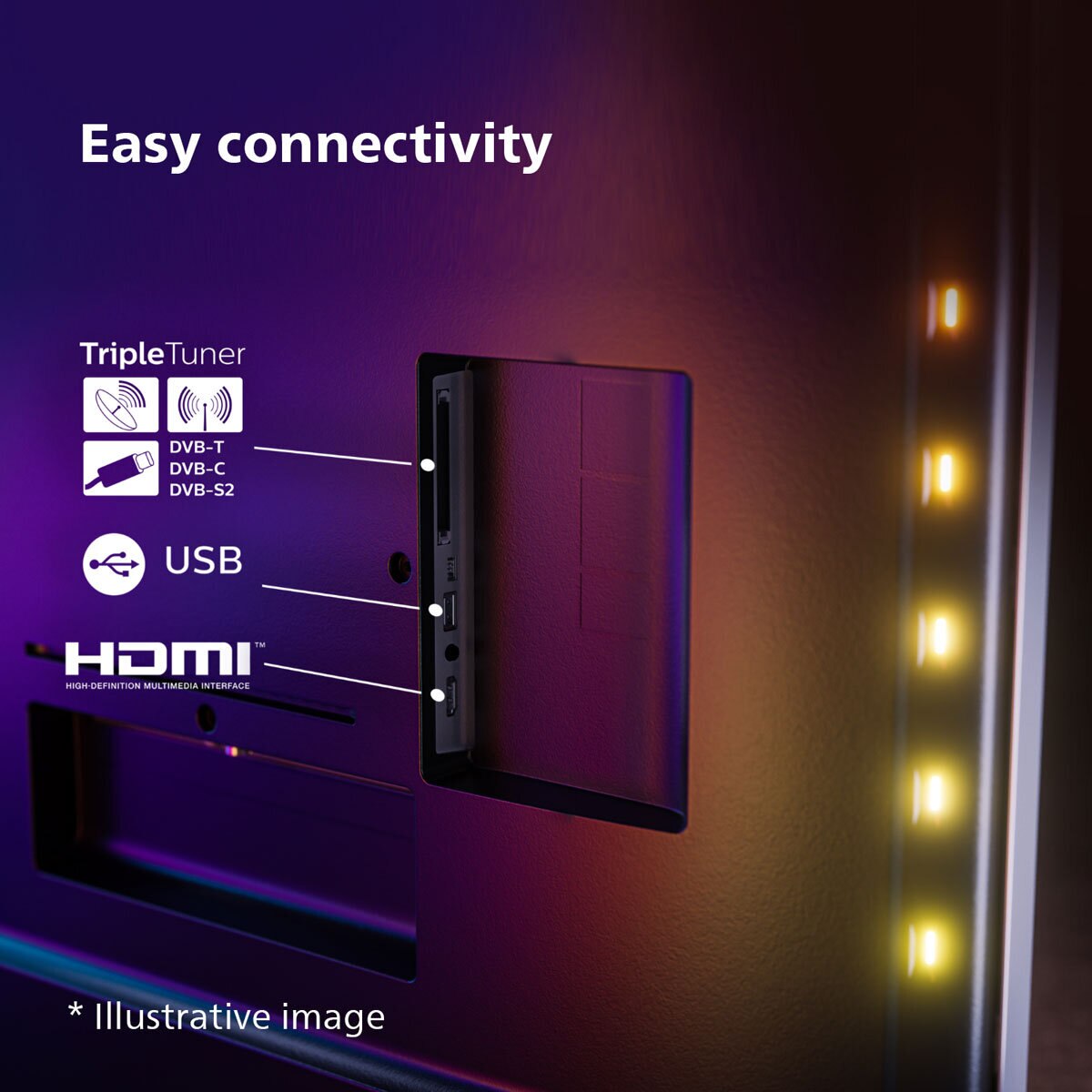Philips 50PUS8808/12 The One 4K UHD 120Hz LED Ambilight TV