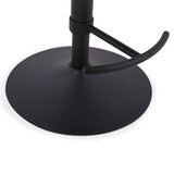 Kobe Grey Fabric Gas Lift Bar Stool