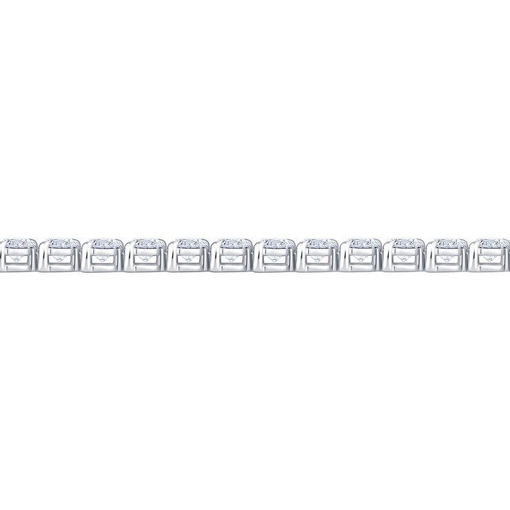 6.00ctw Round Brilliant Cut Diamond Tennis Bracelet, 18ct White Gold 6.00ctw Round Brilliant Cut Diamond Tennis Bracelet, 18ct White Gold