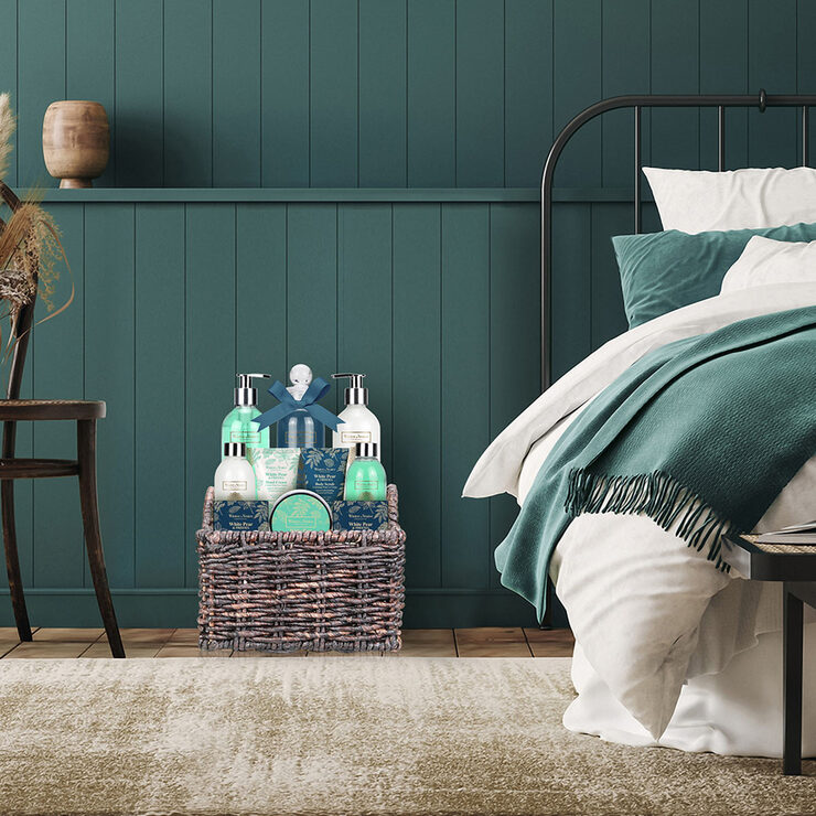 Basket in a Bedroom Basket in a Bedroom