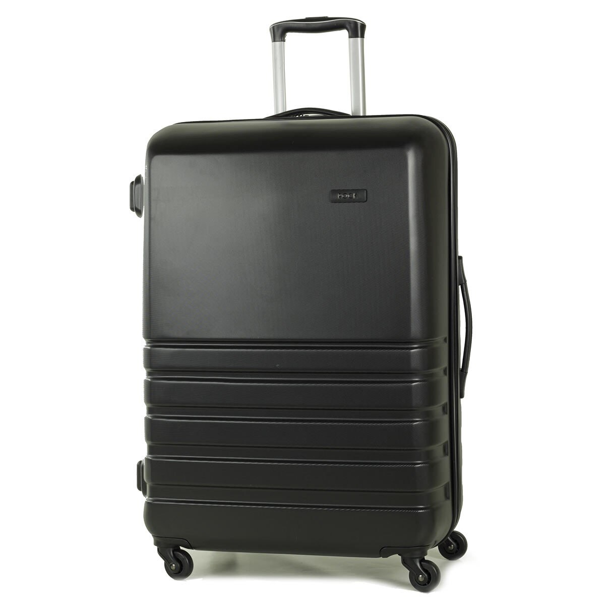 Rock Byron 3 Piece Hardside Luggage Set in Black