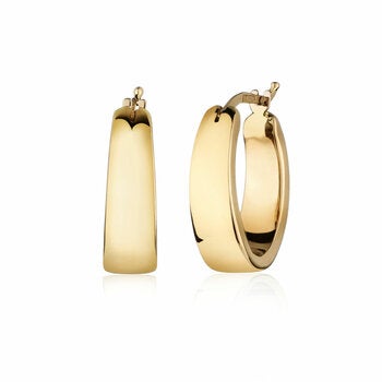 14ct Yellow Gold Hoop Earrings