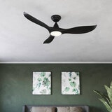 Eglo Cirali 3 Blade (132cm) Indoor Ceiling Fan with DC Motor, LED Light and Remote Control, available in 2 Colours