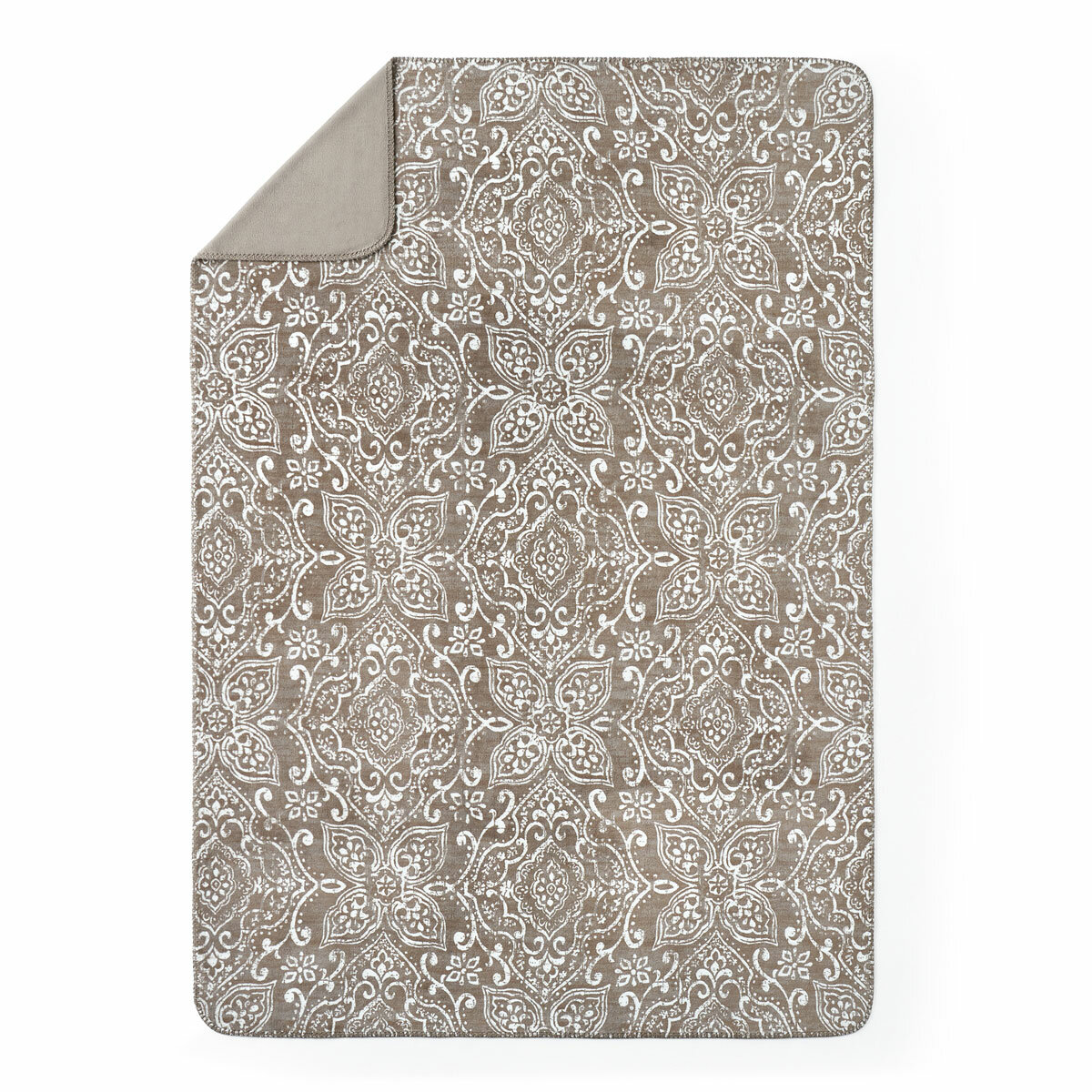 Casual Living Reversible Taupe Plush Throw, 127 x 177 cm Casual Living Reversible Taupe Plush Throw, 127 x 177 cm