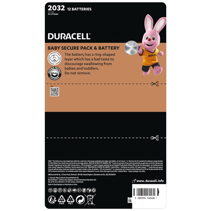 Duracell 2032 Coin 12pk